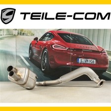 ORIG. Porsche 718 Boxster/Cayman 982 Sport exhaust muffler, LEFT