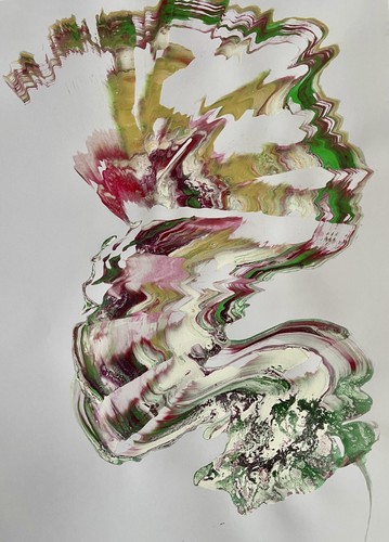 Modern abstract painting - modern,