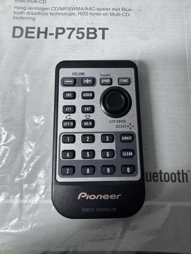 Pioneer deh p75bt remote - pioneer,
