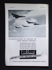 Original 1955 Advert Lockheed