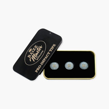 Baize Master PRO-IMPACT Hybrid Snooker and Pool Cue Tips 10mm - Box of 3 Tips