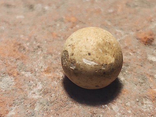 Roman clay marble gaming piece - roman,