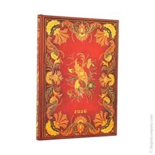 Paperblanks 2026 12-Month Fiammetta Weekly Midi Horizontal Verso Diary