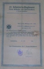 GERMAN - Regimental Death