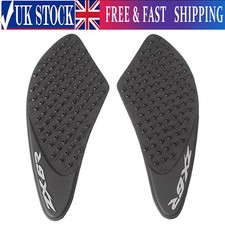 Fit Kawasaki Ninja ZX6R 2007-08 Black Gas Tank Traction Side Pad Knee Grip Decal