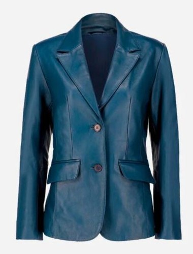 Women classic lambskin blue - lambskin,