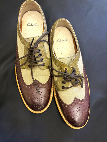 Clarks men leather wingtip - clarks,