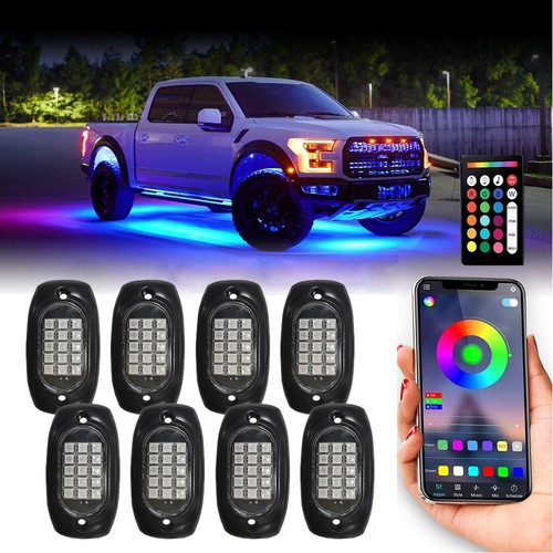8xrgb 128led car exterior - 8xrgb,