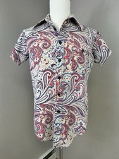 Vintage van heusen 417 paisley - vintage,