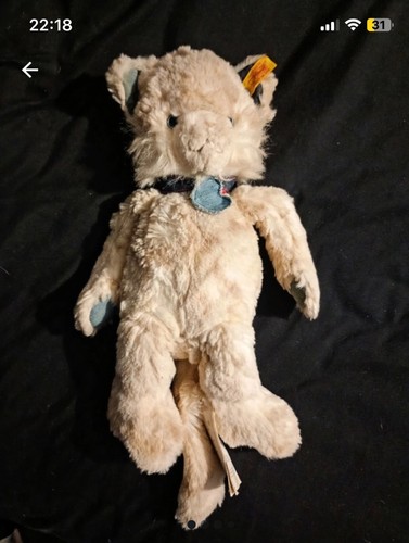 Retired steiff bear denim - bear,