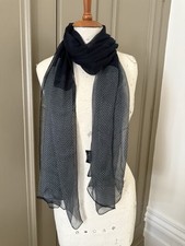 Gorgeous Pure Silk Chiffon Rectangle Scarf By Jaeger. EXC COND 