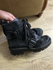 UGG Black Ankle Biker boots UK