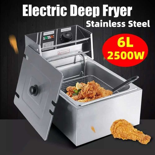 2500w electric deep fryer - 2500w, 6l