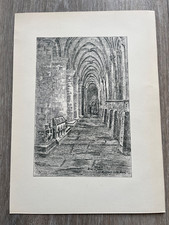 1881 print - north aisle of