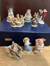 5 Beatrix Potter Border Fine Arts/FW & Co Figures. (3 Other Included, See Desc)