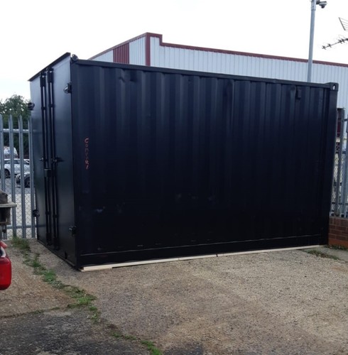 14ft 8ft shipping container - x,