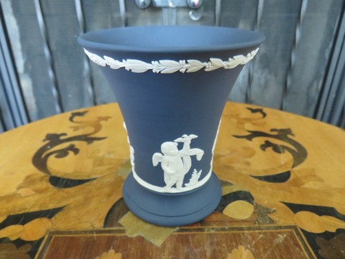 Vintage wedgwood portland blue - vintage,