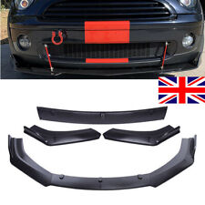 For MINI COOPER S R53 R56 R58 R60 F56 Front Bumper Chin Lip Splitter Spoiler Kit
