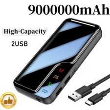 9000000mAh Power Bank 2 USB