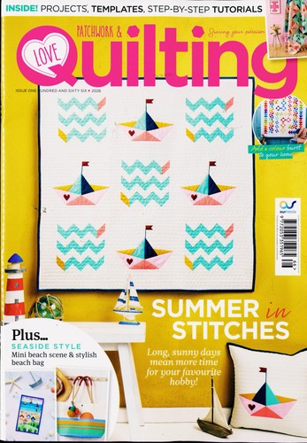 Love patchwork quilting - love,