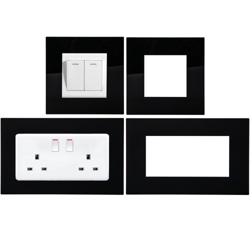 Single double light switch - single,