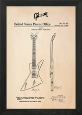 Gibson Explorer Guitar Patent