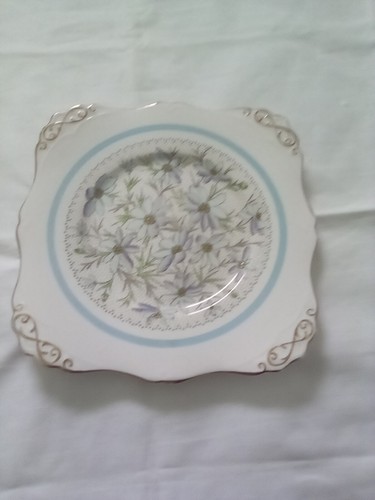 Vintage floral blue lilac