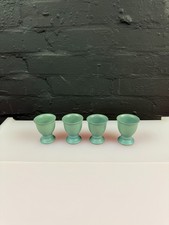 4 x Denby Luxor Footed Egg Cups 6.5 cm High Set