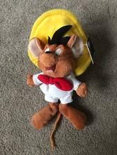 Looney Tunes Speedy Gonzales 90s Warner Bros Studio Store Plush Soft Toy