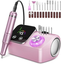 45000RPM Touch Screen Electric Nail Files,Urbuti Portable Nail Drill Machine