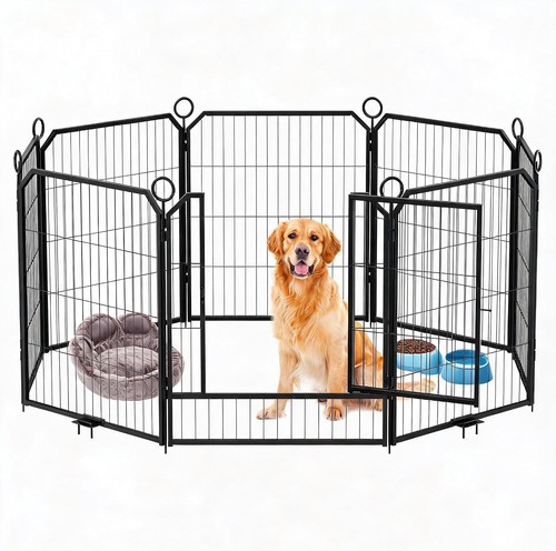 32in panel dog playpen - 32in, 8-panel