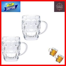 Traditional Glass Beer Tankard