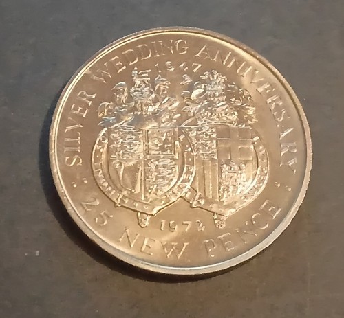 1972 boxed gibraltar - 25p, crown