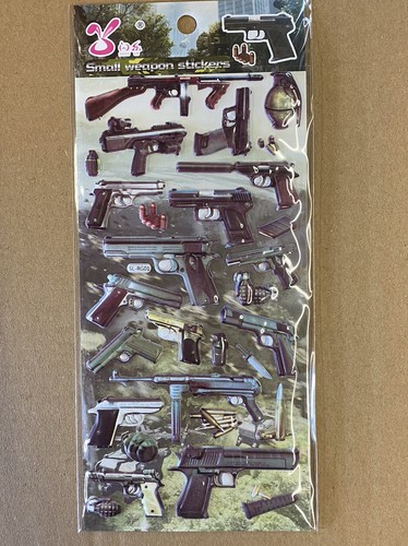 Quality puffy novelty gun - 3d,