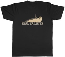 Protect the Seals Mens T-Shirt Seal Ya Later Tee Gift