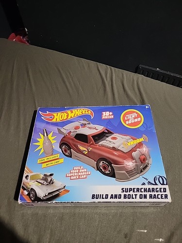 Hot wheels supercharger blue - hot,