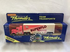 MATCHBOX CONVOY DAYS OF THUNDER SUPERFLO RACING TEAM TRANSPORTS  BOXED