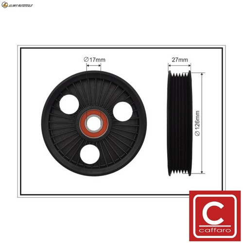 Tensioner pulley ribbed - tensioner, v-ribbed