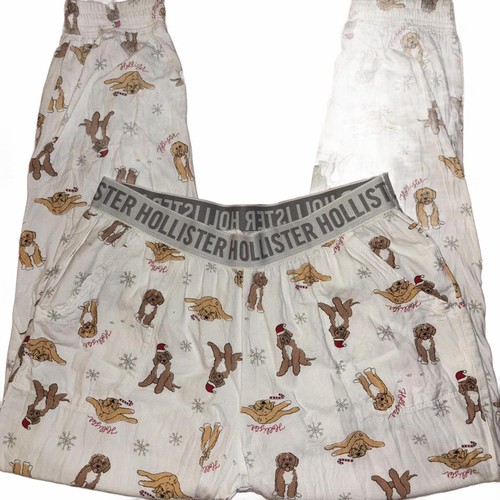 Hollister white dog pajama - white,