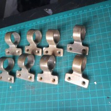 Vintage set 8 of Brass Sash Window Lifts Old Tray Box Handle Pulls Lift  Antique