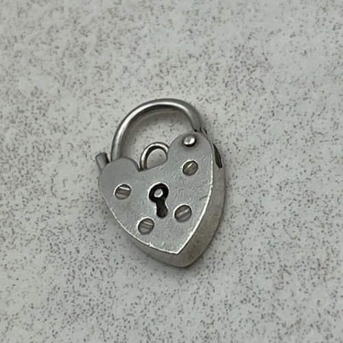 Sterling silver heart shaped - silver,