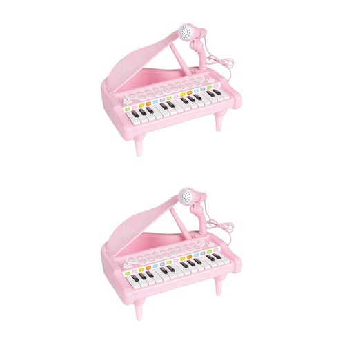 Pink electronic organ - pink, with