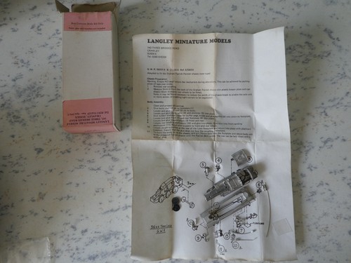 Langley miniature models - models, n