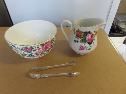 Vintage floral milk jug - vintage,
