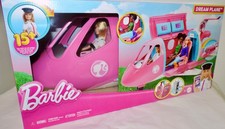 NEW Mattel Barbie (GJB33) DREAMPLANE PLAYSET with PILOT Doll & 15+ Accessories