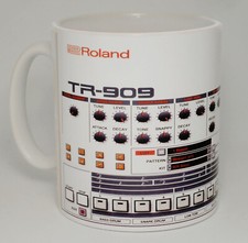Roland TR-909 Mug Can Personalise Rhythm Composer Drum Machine Musician TR 909