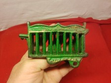 VTG CAST IRON HORSE DRAWN
