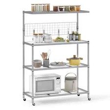 COSTWAY Bakers Rack on Wheels