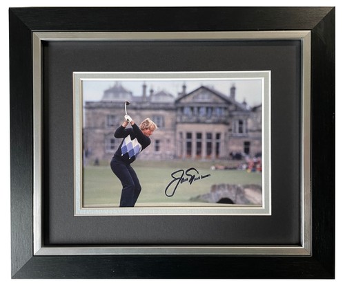 Jack nicklaus signed 10x8 - signed,