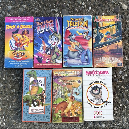 Vintage 90s cartoon vhs tape - 90s,